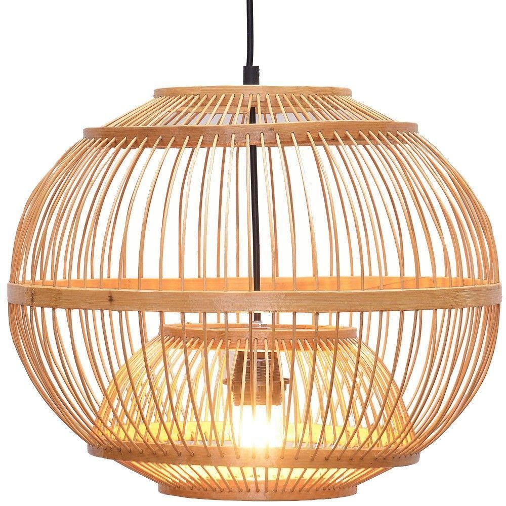 40 South Asian Bamboo Lantern Dining Room Pendant Lamp, Japanese Restaurant Pendant Lights oovov.com img 1
