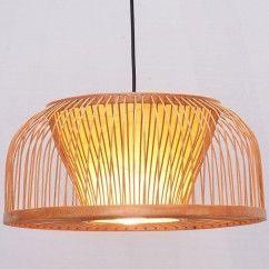 41 South Asian Bamboo Dining Room Pendant Lamp, Handmade Japanese Restaurant Pendant Lights oovov.com img 6