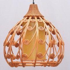 42 South Asian Rattan Dining Room Pendant Lamp Country Rustic Hanging Lamps oovov.com img 2
