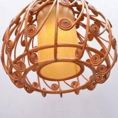 42 South Asian Rattan Dining Room Pendant Lamp Country Rustic Hanging Lamps oovov.com img 6