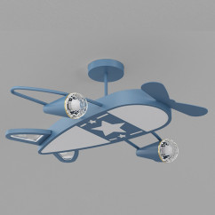 Starry Sky Airplane Light Romantic Children's Room Ceiling Lights Modern Creative Boy Girl Bedroom Baby Room Decor Ceiling Lamps