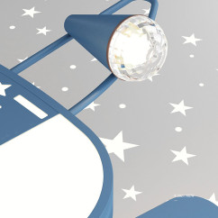 Starry Sky Airplane Light Romantic Children's Room Ceiling Lights Modern Creative Boy Girl Bedroom Baby Room Decor Ceiling Lamps