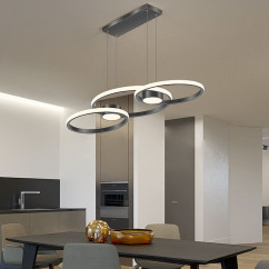 Modern LED Pendent Lamp Northern Europe Simple Design Art Gold Aluminum Chandelier Suitable For Dining Room Kitchen Lamps