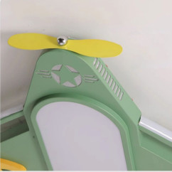Modern Creative LED Grey/Green Airplane Aluminium Ceiling Lights Children's Bedroom Study Living Room Restaurant Hanging Lamps