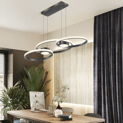 Modern LED Pendent Lamp Northern Europe Simple Design Art Gold Aluminum Chandelier Suitable For Dining Room Kitchen Lamps