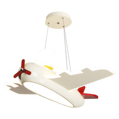 Modern Cartoon Airplane LED Ceiling Lights Lovely Art Indoor Lamp for Kids Bedroom Living Dining Room Home Decoration Chandelier