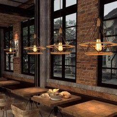 45 Industrial Black Diamond Frame Restaurant Pendant Light Vintage Hanging Lamp Suspension Fixtures oovov.com img 12