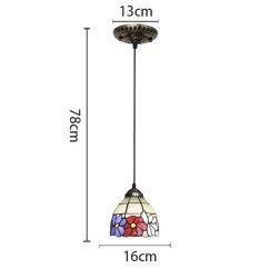 45 Industrial Black Diamond Frame Restaurant Pendant Light Vintage Hanging Lamp Suspension Fixtures oovov.com img 1