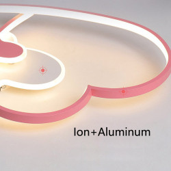 LED Iron Heart Butterfly Bedroom Ceiling Lamps Dining Room Children's Room Ceiling Lighting Fixtures