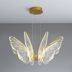 Butterfly Chandelier Nordic Minimalist Creative Led Lamp Indoor Living Room Dining Room And Childrens Decorative Lamp