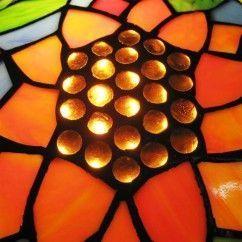 47 Tiffany Sunflower Living Room Pendant Lamps Mediterranean Dining Room Bar Counter Drop Lights oovov.com img 3