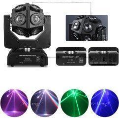 120W LED Mini Stage Light, Suitable for Bars, Stages, and KTV, Supports DMX512 and Sound Control 5