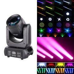 150W Moving Head Light, Suitable for Bars, Stages, and Weddings, Supports DMX512 and Sound Control, 150W LED Light Source