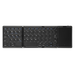 Folding Wireless Keyboard Mini Bluetooth Keyboard For Windows Android IOS Travel Computer Multi-Function Button Numeric Keypad