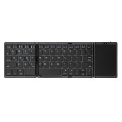 Folding Wireless Keyboard Mini Bluetooth Keyboard For Windows Android IOS Travel Computer Multi-Function Button Numeric Keypad