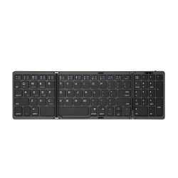Folding Wireless Keyboard Mini Bluetooth Keyboard For Windows Android IOS Travel Computer Multi-Function Button Numeric Keypad