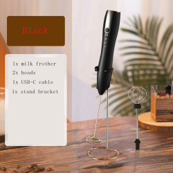 Electric Milk Frother Coffee Foam Maker - Milk Stirrer And Egg Beater - Kitchen Appliance for Barista Style Coffee at Home
