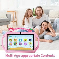 7 Inch Kids Tablet with Cartoon Proof Case WiFi Google Learning Education Tablet PC 4GB RAM 32GB ROM
