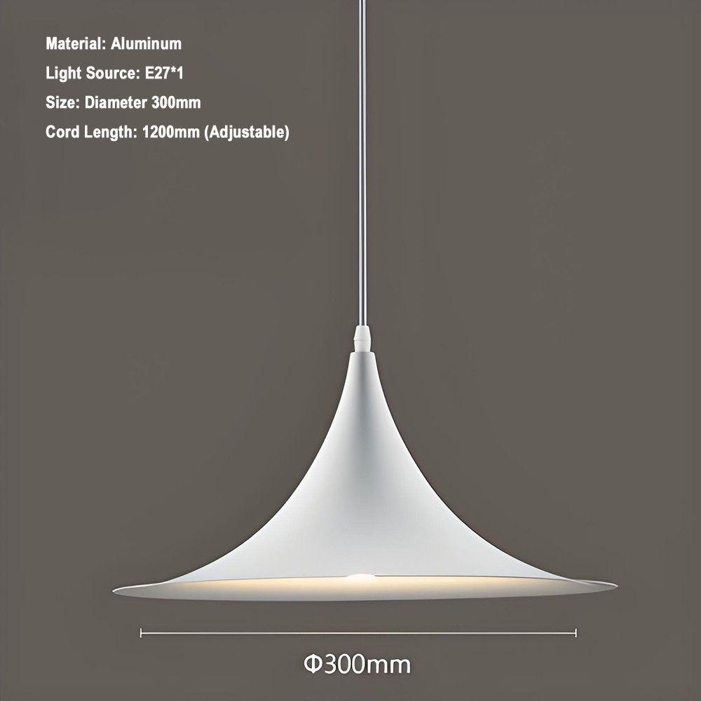 Modern Minimalist Aluminum Pendant Light for Dining Room, Kitchen, Bedroom with Adjustable Cord img 4