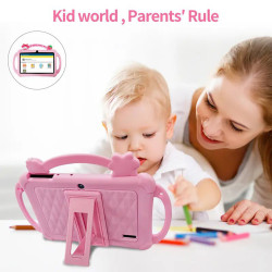7 Inch Kids Tablet with Cartoon Proof Case WiFi Google Learning Education Tablet PC 4GB RAM 32GB ROM