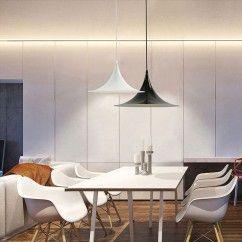 Modern Minimalist Aluminum Pendant Light for Dining Room, Kitchen, Bedroom with Adjustable Cord img 19