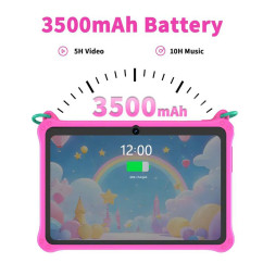 Kids Tablet 7 Inch Android 13 4GB (2+2 VIRTUAL) RAM 32GB ROM WiFi Bluetooth Children Software Installed with Lanyard