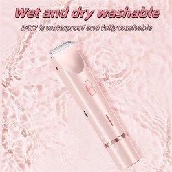 Smoovi 2.0 Women’s Bikini Shaver, 2-in-1 Electric Razor & Trimmer, Waterproof, Rechargeable, Wet & Dry Hair Remover