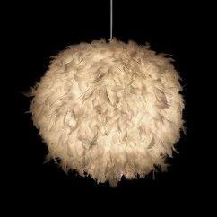 Feather Ball Bedroom Pendant Lamp Creative Study Room Pendant Light Kids Room Pendant Lights img 4
