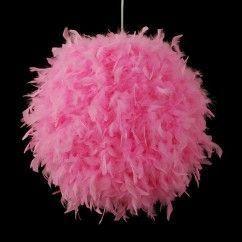 Feather Ball Bedroom Pendant Lamp Creative Study Room Pendant Light Kids Room Pendant Lights img 7