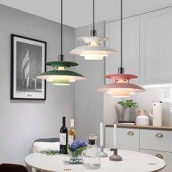 Modern Minimalist Double Head Pendant Light | Multiple Colors Available | E27 Screw Socket | Suitable for 5-8㎡ Areas img 22