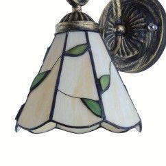 Tiffany Corridor Wall Lights Bedroom Bedsides Beige Glass Lampshade Wall Sconce Balcony Porch Mirror Front Bathroom Wall Light 3