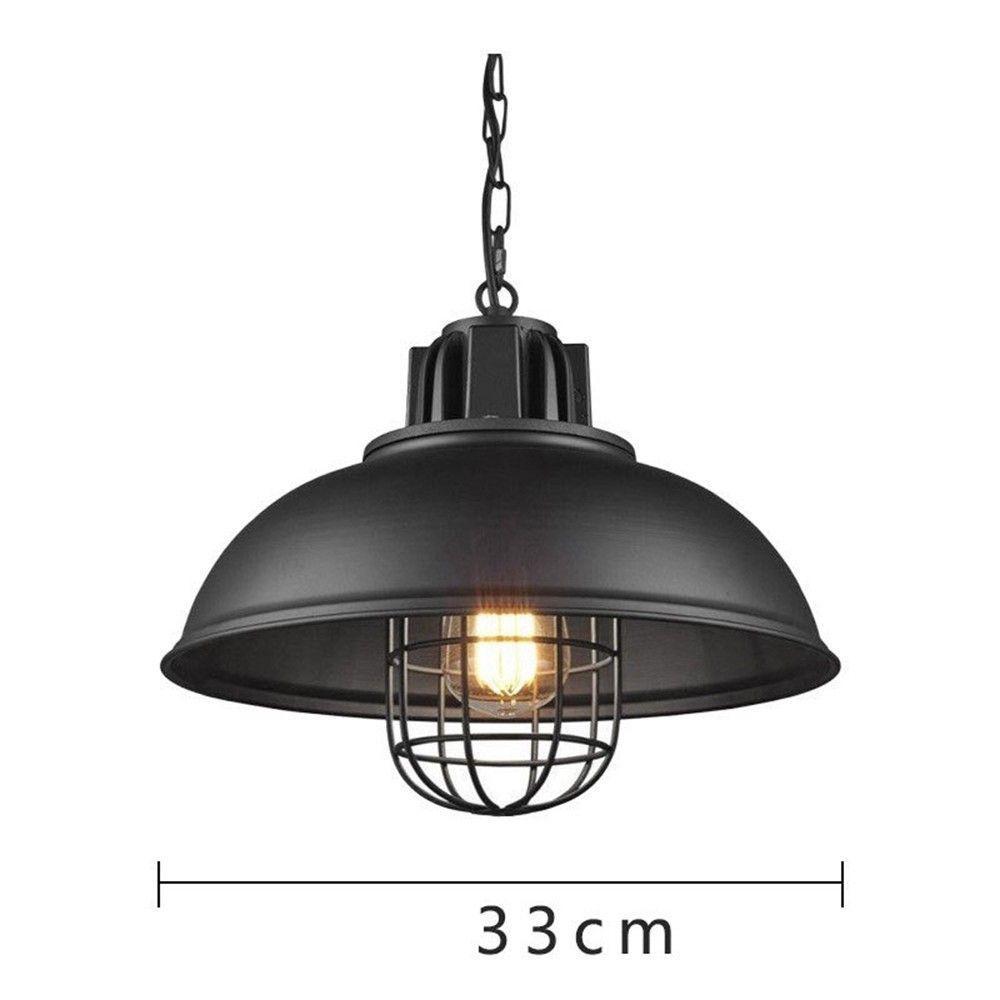 Retro Iron Pendant Light | E27 Socket | Adjustable Chain Length | Suitable for Bar Counter, Dining Room, Coffee Shop 3