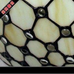 Tiffany Beige Lattice Corridor Wall Lights Bedroom Bedsides Semi European Wall Sconce Beads Balcony Hallway Wall Light 5