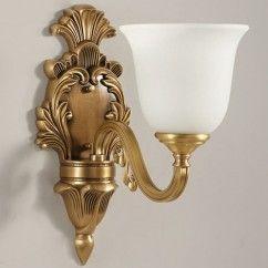Chinese Copper Living Room Wall Lights Frosted Glass Study Room Wall Lamp Bedroom Bedsides Stair Case Corridor Wall Lamps 8