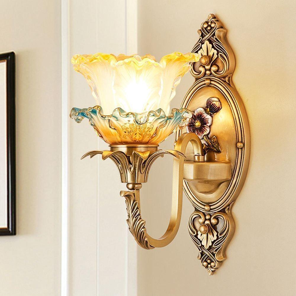 Copper Glass Living Room Wall Lights Study Room Wall Lamp Bedroom Bedsides Stair Case Corridor Wall lamp 2