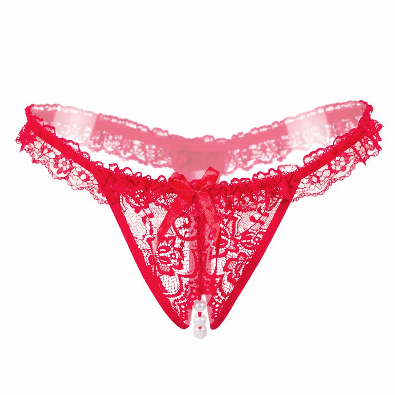 3 Pieces Ultra Sexy Lace Panty Lady's Open Crotch G-strings & Thongs ...